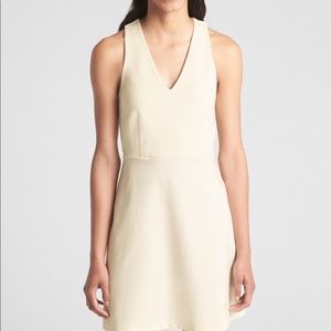 NWT-size 4 frost white T-Back Skater Dress